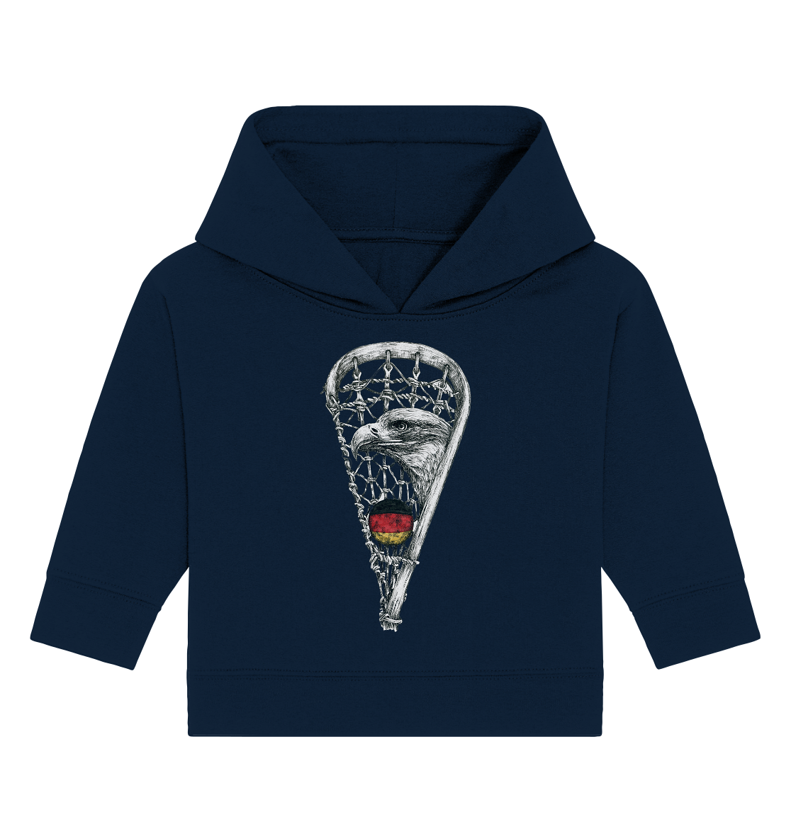 Baby Hoodie Stick&Eagle - organic cotton