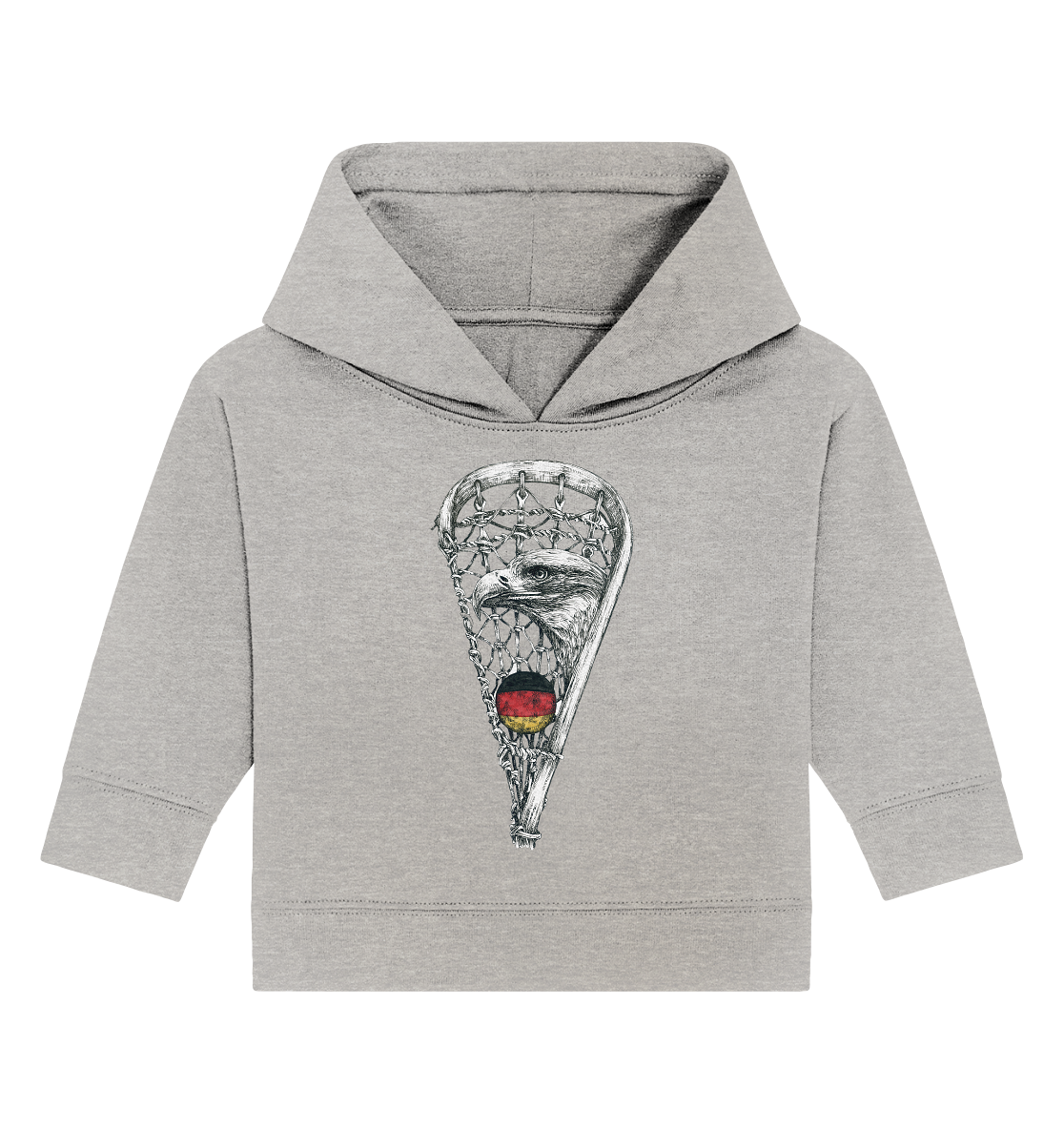 Baby Hoodie Stick&Eagle - organic cotton