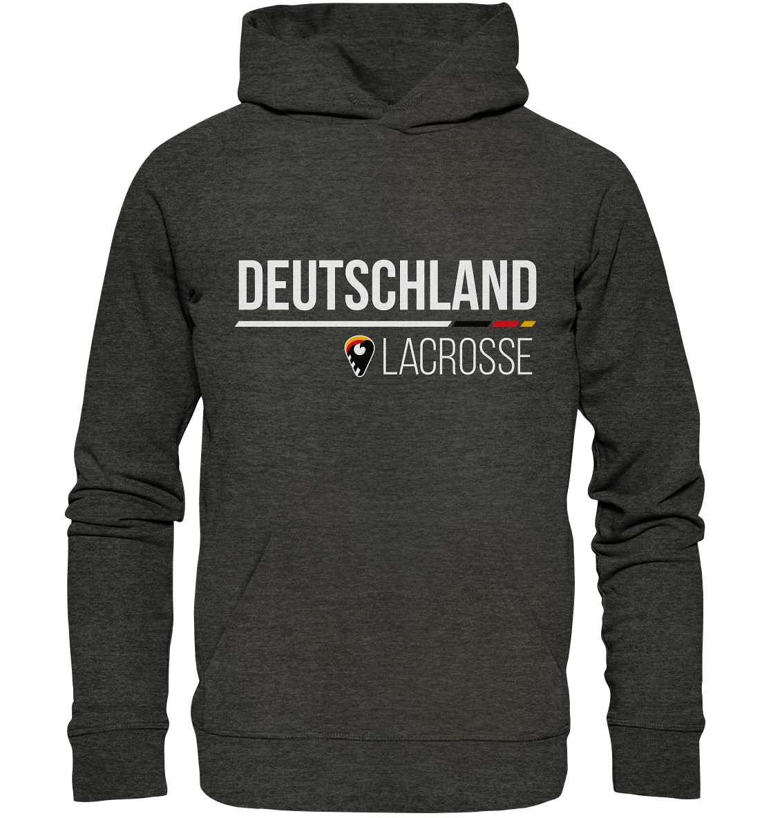 Deutschland Lacrosse Hoodie - Bio-Baumwolle