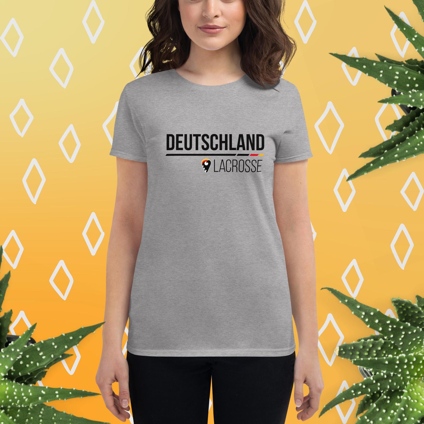 Deutschland Lacrosse women's t-shirt