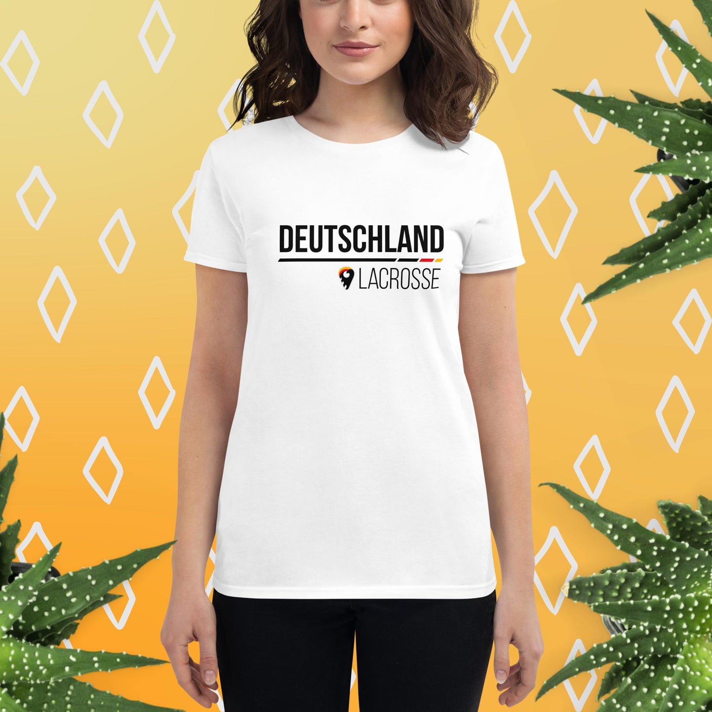 Deutschland Lacrosse women's t-shirt